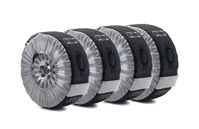 Huse roti XXL Audi - Negru/Gri 4 buc/set > 20" 255mm - Audi Shop