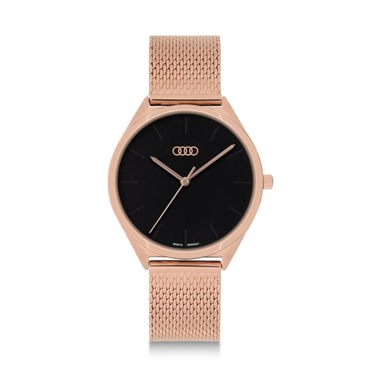 Ceas dama Audi - Gold/Negru Diametru: 36 mm, înălțime: 6,5 mm - Audi Shop