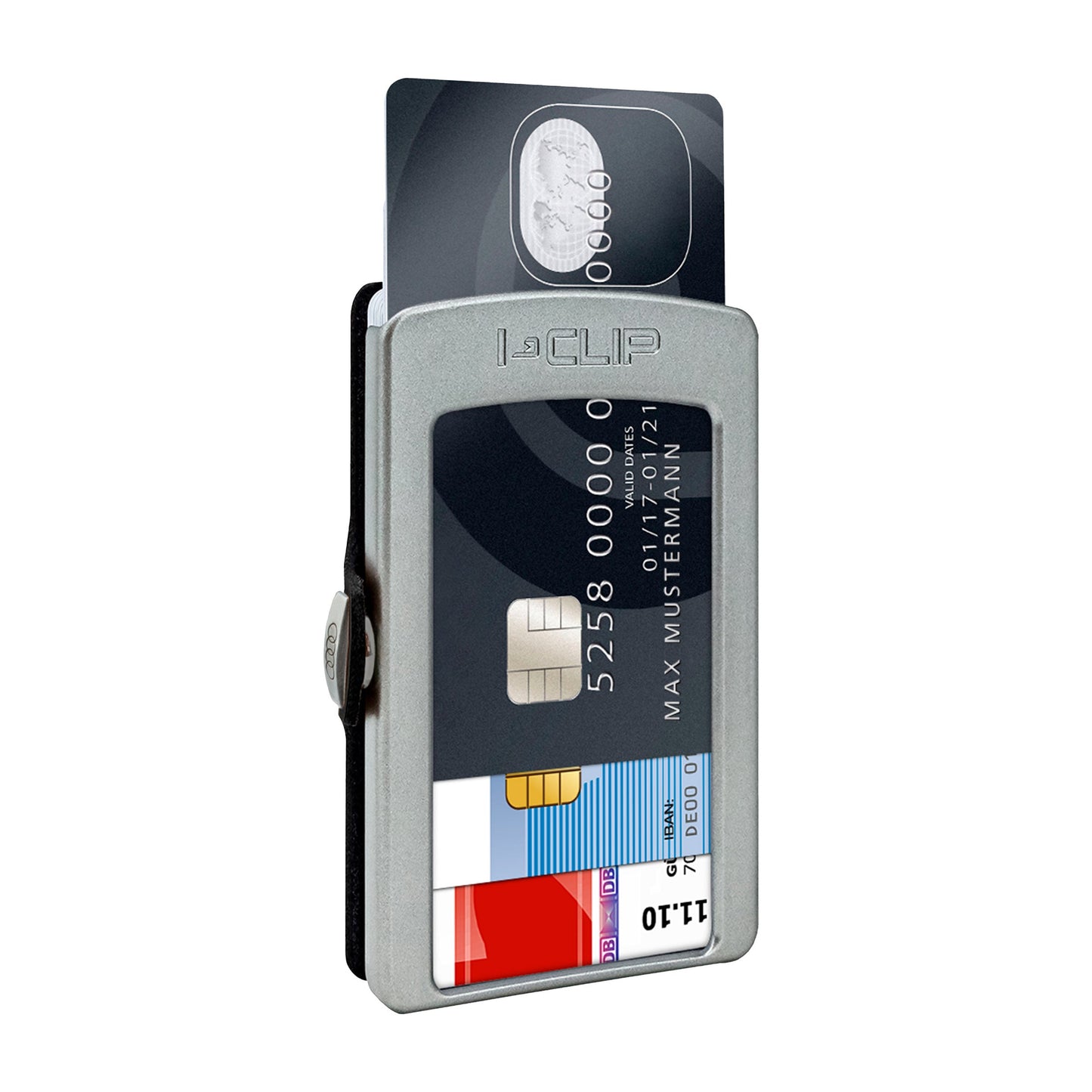 Port card Audi - Negru/Argintiu 8,6 x 6,5 x 1,7 cm - Audi Shop