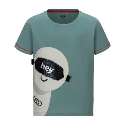 Tricou copii Audi - Verde/Alb/Negru 110/116 - Audi Shop